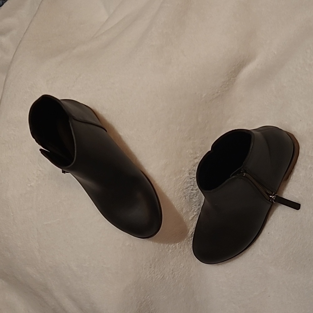 Tween Girls Black Boots